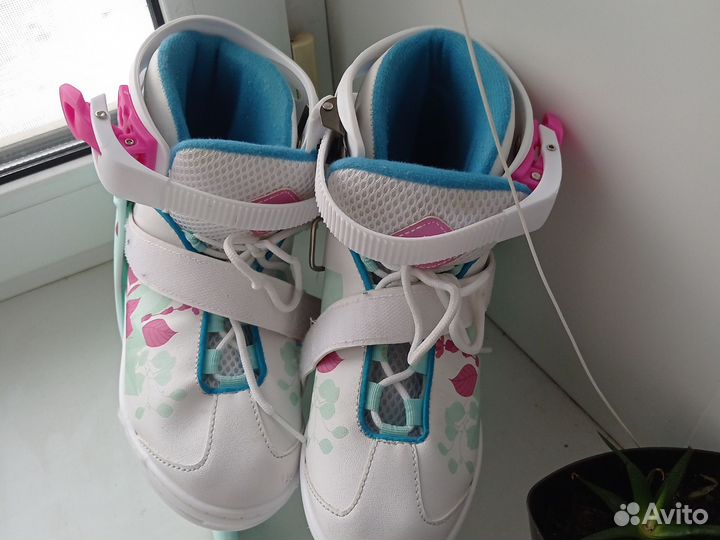 Коньки детские раздвижные 31 36