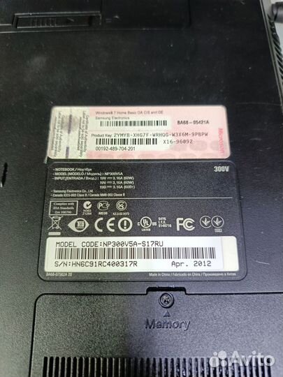 Ноутбук Samsung NP300V5A corei5 id:ro