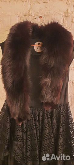 Воротник из песца