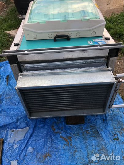 EBM papst приточная установка с водяным нагрева