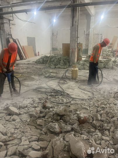 Аренда компрессора с отбойными молотками