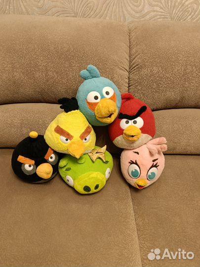 Angry Birds игрушки мягкие