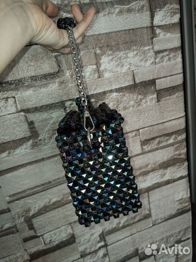 Сумка из бусин ручной работы