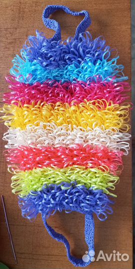 Мочалка ручной работы