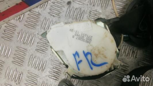 Ремень безопасности с пиропатроном сиденья передне