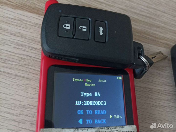 Ключ для Toyota Camry 2011-2018, MDL BA2EQ