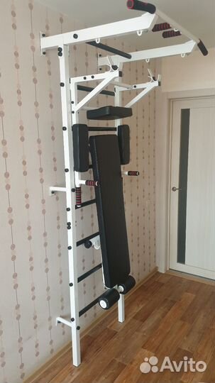 Шведская стенка, турник, брусья