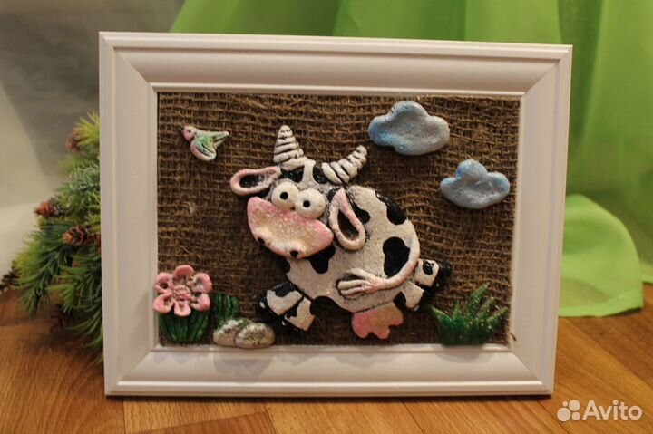 Бычок в рамочке