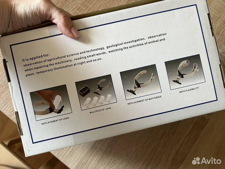 Лупа налобная бинокулярная MG81002