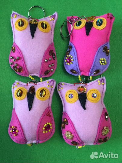 Брелоки из фетра