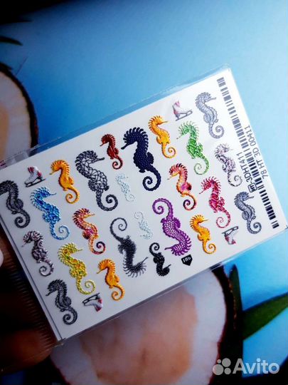 Слайдеры для ногтей, лягушки, камыши,рыбки