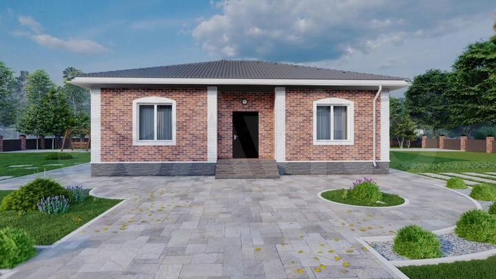 Дом 95 м² на участке 8 сот.