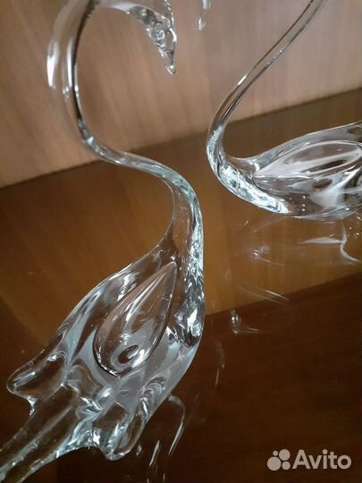 Хрустальные лебеди СССР винтаж