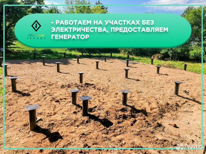 Свайно винтовой фундамент установка