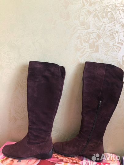 Сапоги замшевые Cabor 4