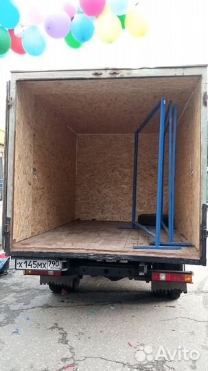 Грузоперевозки газель закрытая будка грузчиков 3
