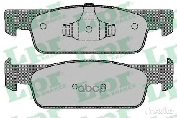 Колодки тормозные дисковые 05P1702 Lpr