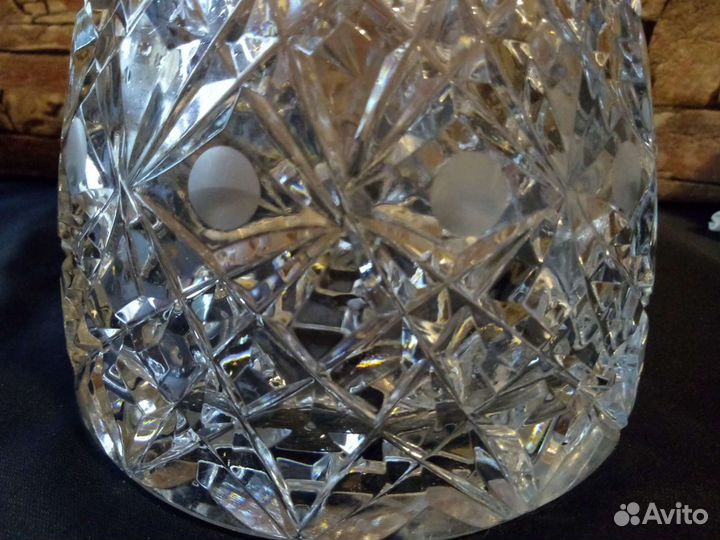 Кубок хрустальный времён СССР