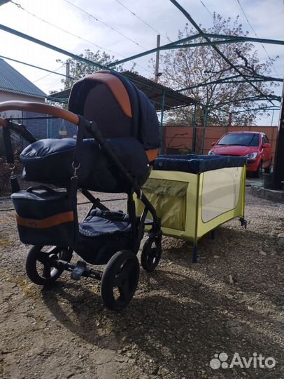 Коляска adamex 3 в 1 бу