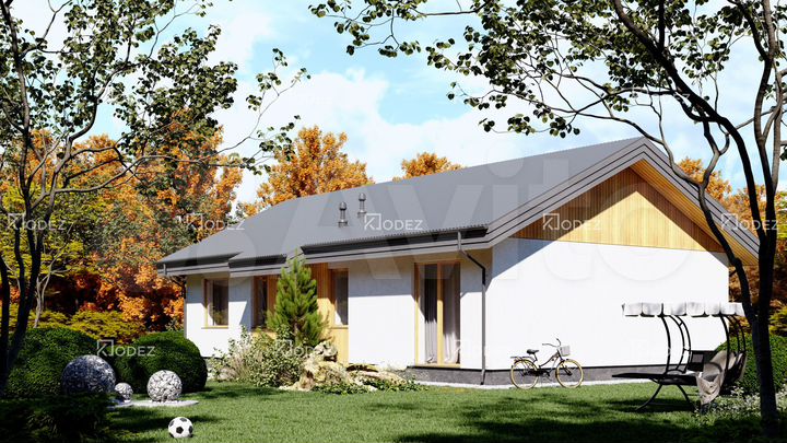 Дом 114,3 м² на участке 10 сот.