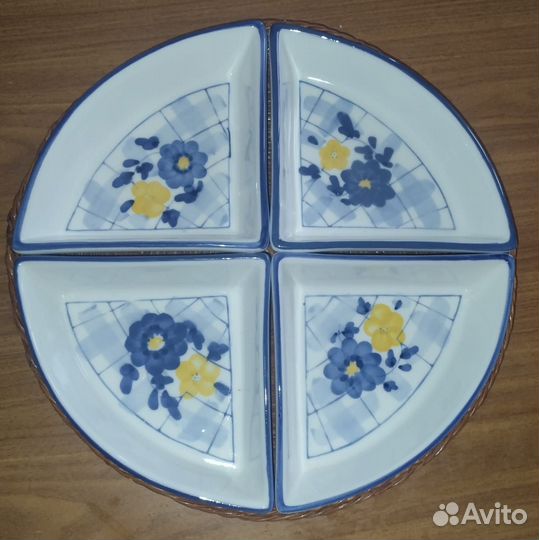 Менажница фарфор