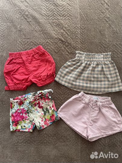 Шорты на девочку 86 92