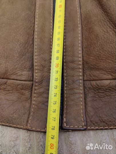 Кожаная куртка бомбер