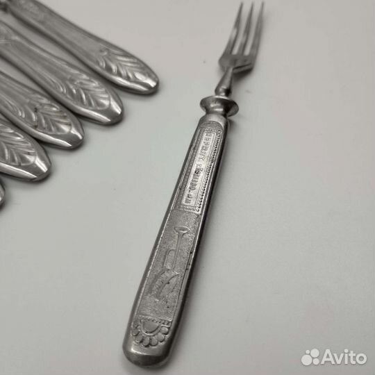 Набор вилок. Винтаж. Агитация. Пионеры