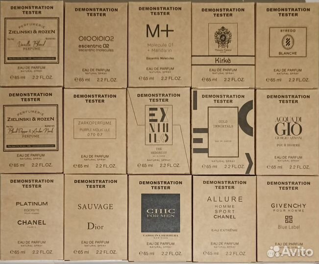Тестеры Духи