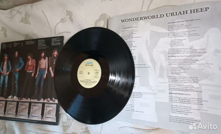 Uriah Heep 1974 Wonderworld Оригинал Пластинка LP