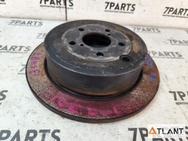 Тормозной диск задний subaru exiga crossover 7