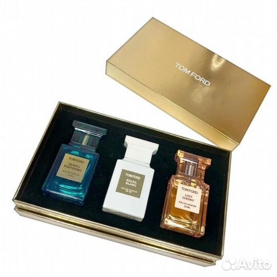 Подарочный набор Tom Ford 3х25ml (Золотой)