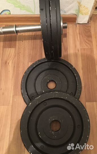 Штанга-гантели 49 кг универсальная