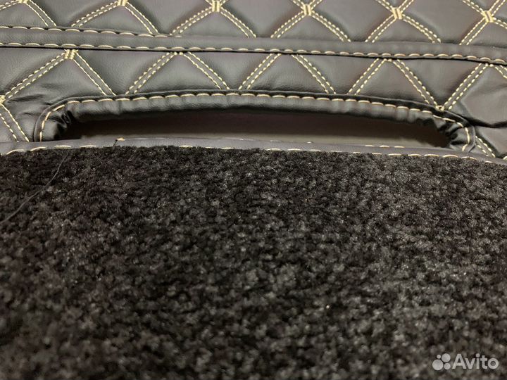 Ковры экокожа Vip (черн/беж) Mercedes-Maybach GLS