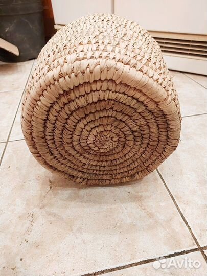 Кашпо плетёное для цветов Корзина плетёная