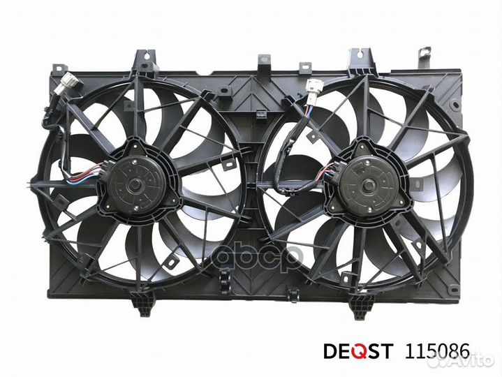 Вентилятор охлаждения двигателя 115086 deqst