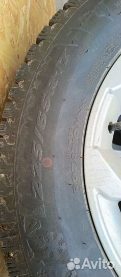 Комплект дисков R17 с зимней шипованной резиной