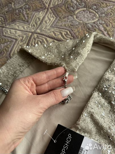 Платье из паеток topshop
