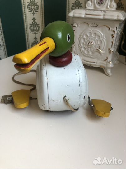 Игрушка утка СССР винтаж