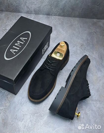 Туфли замшевые aima