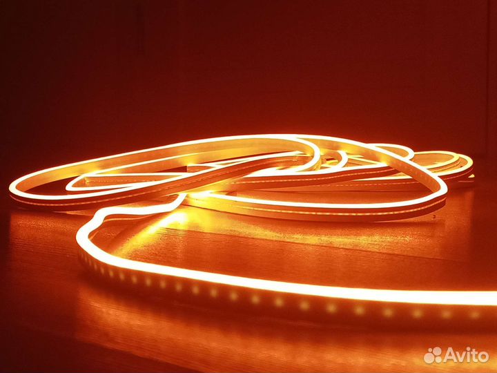 Гибкий неон 1-10м + блок питания