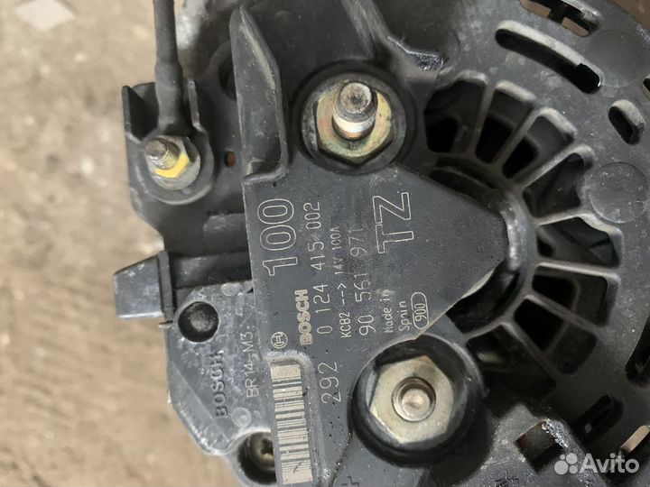 Генератор Opel Astra G 1.6 8V Z16SE 14V 100A