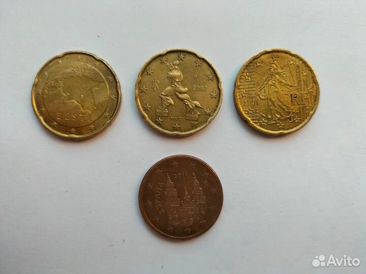 Монеты европейские