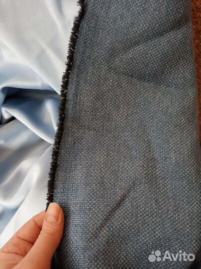 Ткань на шторы двустор.рогожка блекаут 2.8*5м