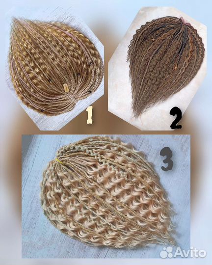 Микс-комплекты в наличии (дредокудри, дреды, косы)