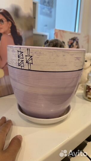 Горшок для цветов керамика