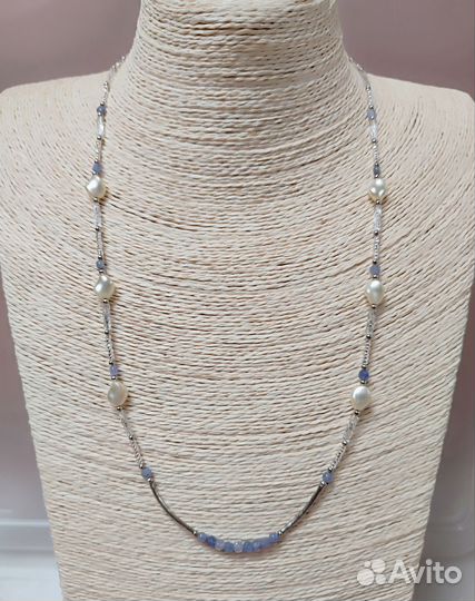 Бусы с Танзанитом