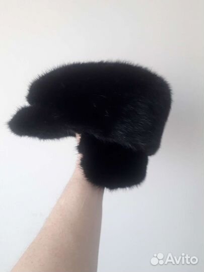 Норковая мужская кепка