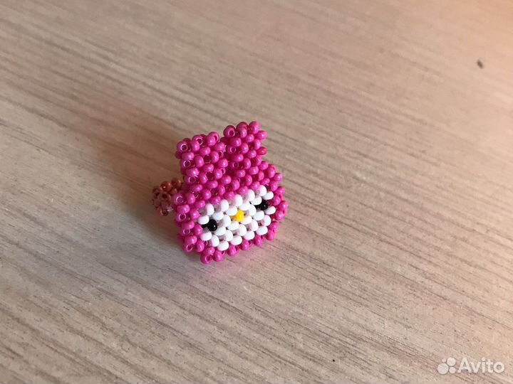 Кольцо из бисера «мелоди»