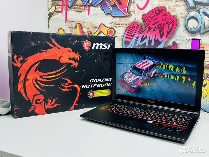 Игровой ноутбук MSI i7 7700HQ/16Gb/GTX 1050Ti